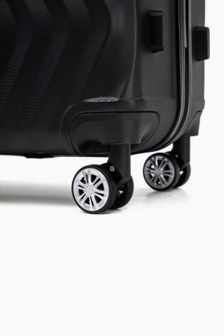 Set trolere Aventor, Polipropilenă, Cifru TSA, 4 Roți Duble 360°, AV109, 4 Piese, Negru - Img 13