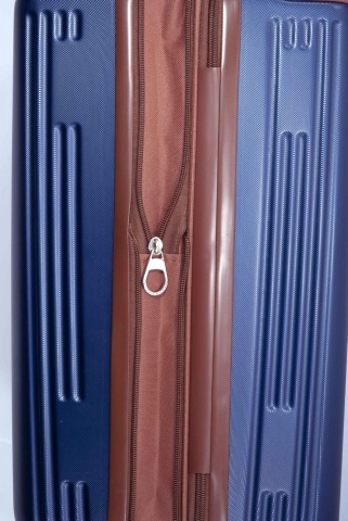 Set trolere extensibile Benzi BZ 5824, ABS, 1 bagaj de cabina si 2 de cala, cifru, 4 roti duble 360°, galben mustar - Img 4