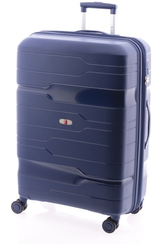 Set trolere extensibile Gladiator Boxing MG 38, roti cu suspensie, polipropilena 3 piese, bleumarin - Img 6