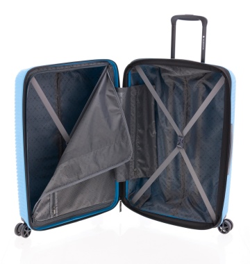 Set Trolere Extensibile Gladiator Vincent, Polipropilenă, Cifru TSA, 3 Piese, Albastru - Img 3