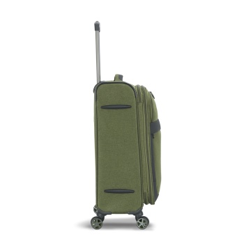 Set Trolere Extensibile Lee Cooper, Poliester, 4 Roti duble, Cifru, LC33503, Kaki - Img 11