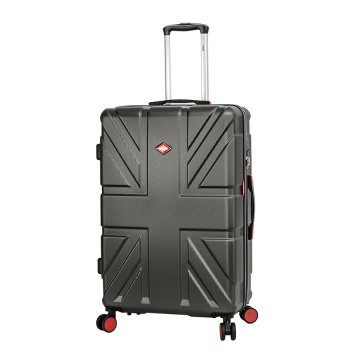Set Trolere Lee Cooper London, ABS, 4 Roti Duble, Cifru, 3 Piese, Antracit - Img 7
