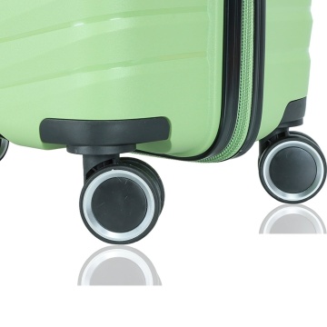 Set trolere Madisson, 1 bagaj de cabină si 2 de cală, polipropilenă, 4 roți duble, cifru, SW62103, turcoaz - Img 8
