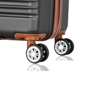 Set trolere Madisson SW33803, ABS, cifru, 4 roti duble, 3 piese, antracit - Img 17