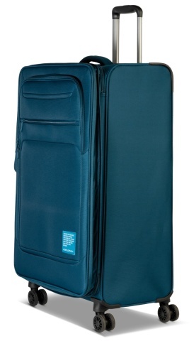 Set trolere Worldpack Bern F10508, 1 bagaj de cabina si 2 de cala, poliester, cifru TSA, 4 roti duble, turcoaz - Img 11