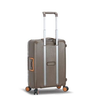 Troler Cabină 55x38x21 cm Snowball, 100% Polipropilenă, Închidere Clapetă, SW57203, Maro - Img 6