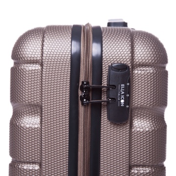 Troler Cabina ABS 4 Roti Ella Icon Brick 1194-55 cm Maro - Img 5