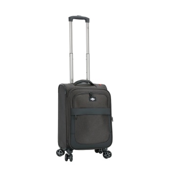 Troler Cabină Extensibil 55x35x20 cm Lee Cooper, Poliester, 4 Roti Duble, LC33503, Antracit - Img 20
