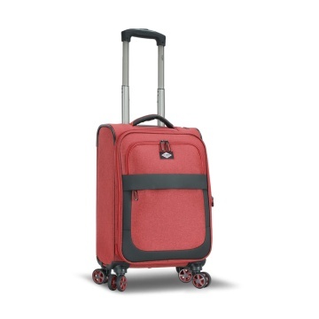 Troler Cabină Extensibil 55x35x20 cm Lee Cooper, Poliester, 4 Roti Duble, LC33503, Grena - Img 16
