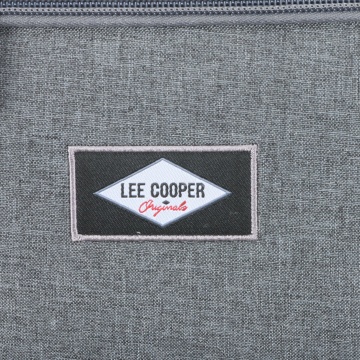 Troler Cabină Extensibil 55x35x20 cm Lee Cooper, Poliester, 4 Roti Duble, LC33503, Gri - Img 11