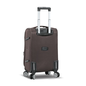 Troler cabină extensibil Madisson, 55x35x20/25 cm, poliester, 4 roți duble, cifru, SW55104, maro - Img 21