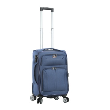 Troler cabină extensibil Madisson, 55x35x20/25 cm, poliester, 4 roți duble, cifru, SW55104, bleumarin - Img 6