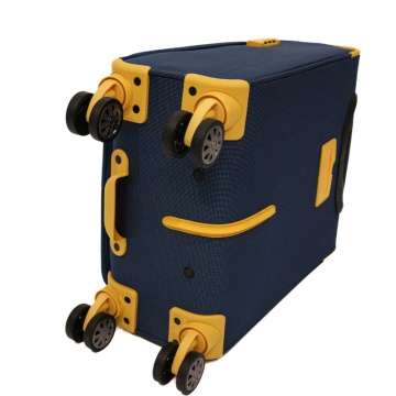 Troler cabina Lamonza Cruise 55x36x22 cm, 2.35 kg, bleumarin/galben - Img 3
