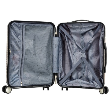 Troler Cabina Madisson SW33703, Polipropilena, 4 Roti Duble, Cifru, 55 cm, Auriu - Img 2