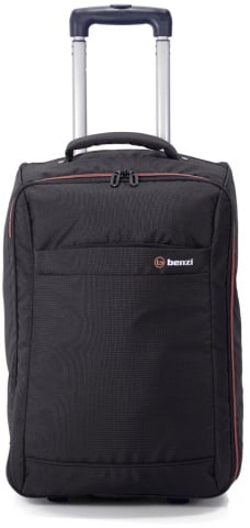 Troler Cabina Pliabil Benzi BZ 5565 - 51 cm Negru