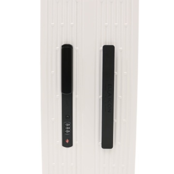 Troler Cabina Policarbonat Cifru TSA 4 Roti Duble Ella Icon Compact 2507 - 55 cm Alb - Img 4