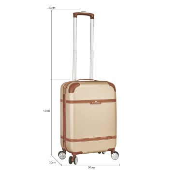 Troler Cabina, Snowball, ABS, Cifru TSA, SW52303, 55 cm, Auriu - Img 5