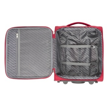 Troler cabina XS CarryOn Air, 40×30×20 cm, bagaj de mana Wizz Air, poliester, 23 L, rosu - Img 4