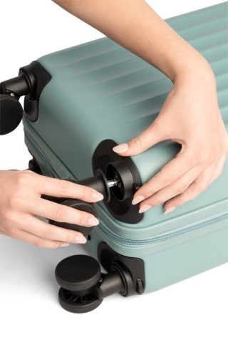 Troler Cabină XS Worldpack Underseat, 40×30×20 cm, Roți detașabile, ABS, 24 L, Albastru - Img 2