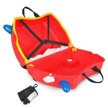 Troler copii Trunki Frank Masina de pompieri - 46 cm - Img 2