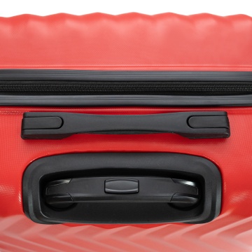 Troler de cabina Aventor AV104, 55x36x22 cm, bagaj de mana, 100%ABS, cifru, 4 roti duble 360°, rosu - Img 12