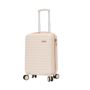 Troler de Cabină Madisson, 55x35x20 cm, ABS, Fermoar Antifurt, Cifru, 35 L, SW66802, Alb/Milky