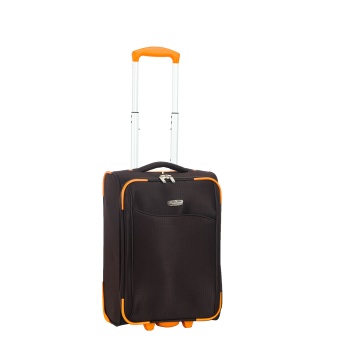 Troler de cabina Madisson SW233, 52x34.5x20 cm, bagaj de mana, poliester, 2 roti, maro