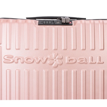 Troler de Cabină Pliabil Snowball , 55x35x20 cm, Policarbonat, Cifru TSA, SW61101, Rose - Img 15