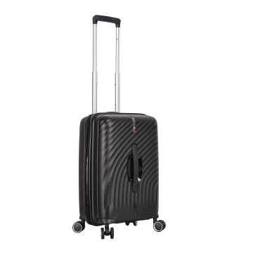 Troler de cabina Snowball SW47203, polipropilena, fermoar antifurt, cifru TSA, 4 roti duble, 55 cm, negru - Img 18