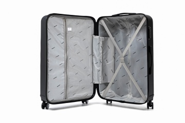 Troler mare Aventor AV104, 76x49x29 cm, bagaj de cala, 100%ABS, cifru, 4 roti duble 360°, negru, RESIGILAT - Img 3