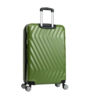 Troler mare Aventor AV104, 76x49x29 cm, bagaj de cala, 100%ABS, cifru, 4 roti duble 360°, verde - Img 7