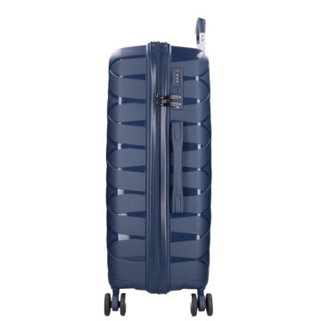 Troler mare Benzi BZ 5806, polipropilena, cifru, 4 roti duble, 76 cm, coral - Img 5