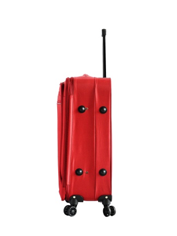 Troler Mare, Extensibil, 4 Roti Duble, Madisson, SW21403 - 78 cm, Rosu - Img 7