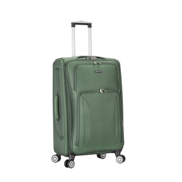 Troler Mare Extensibil 76x46x30 cm, Poliester, Cifru, Madisson,SW66204, Verde