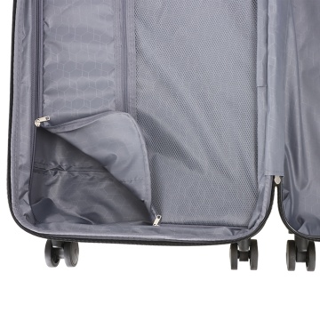 Troler Mare Extensibil 76x49x31 cm Madisson, Fermoar Antifurt, Policarbonat, SW65203, Negru/Galben - Img 10