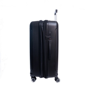 Troler mare extensibil Aventor AV101, 75.5x50x30 cm, polipropilena, bagaj de cala, fermoar antifurt, +20% capacitate, cifru TSA, negru - Img 8