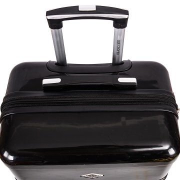 Troler mare extensibil Lee Cooper LC32203, policarbonat, 4 roti duble, cifru, 77 cm, negru - Img 9