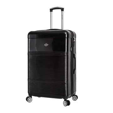 Troler mare extensibil Lee Cooper LC32203, policarbonat, 4 roti duble, cifru, 77 cm, negru - Img 19