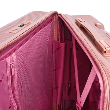 Troler mare extensibil Snowball SW44303, fermoar antifurt, 77 cm, policarbonat rezistent, cifru TSA, rose - Img 8
