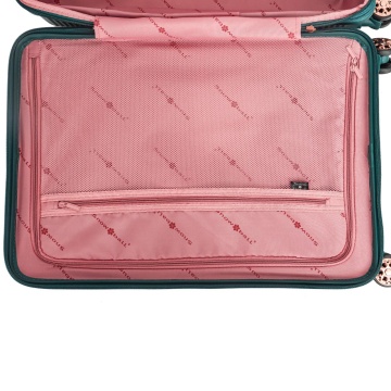 Troler mare extensibil Snowball SW44303, fermoar antifurt, 77 cm, policarbonat rezistent, cifru TSA, maro - Img 5