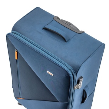 Troler mare Lamonza Kai 79x48x31 cm, 3.4 kg, expandabil 30%, albastru - Img 6