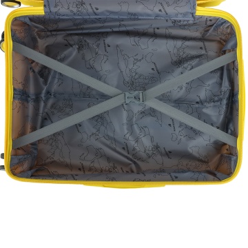 Troler mare Madisson 100%polipropilena, 77x50x29 cm, galben - Img 5