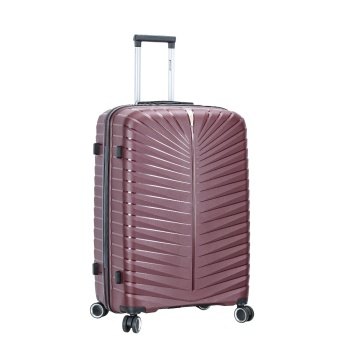 Troler mare Madisson, 77x50x29 cm, polipropilenă, bagaj de cală, 4 roți duble, cifru, SW62103, grena - Img 7