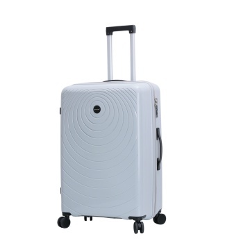 Troler Mare Madisson, 77x50x30 cm, Polipropilenă, Fermoar Antifurt, Cifru, 103 L, SW66303, Argintiu