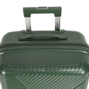 Troler mare Madisson SW42103, polipropilena, cifru, 4 roti duble, 77 cm, verde inchis - Img 8