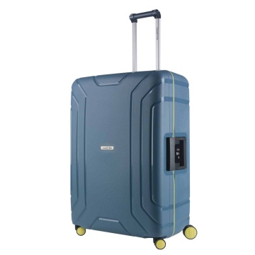 Troler Mare Polipropilena inchidere cu clapeta CarryOn STEWARD 75 cm Albastru