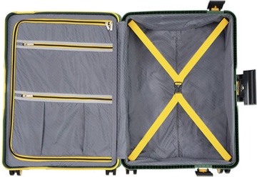 Troler Mare Polipropilena inchidere cu clapeta CarryOn STEWARD 75 cm Verde - Img 2
