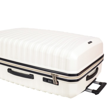 Troler mare Snowball SW43803, polipropilena, cifru TSA, 4 roti duble, 77 cm, alb - Img 13