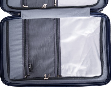 Troler mare Snowball SW47203, polipropilena, fermoar antifurt, cifru TSA, 4 roti duble, 79 cm, bleumarin - Img 16