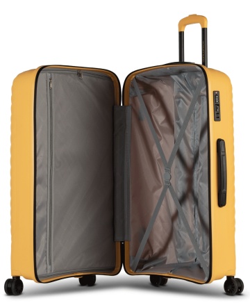 Troler Mare Worldpack MAUI, F10520, 75 cm, Polipropilenă, Cifru TSA, 4 Roți Duble 360°, Galben - Img 2